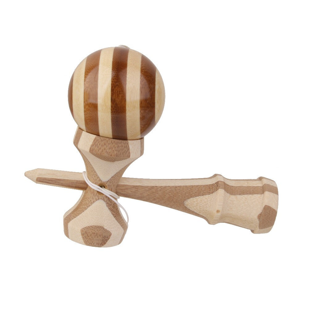 Bamboo Wooden Kendama Full Size Ball Education Traditional Japanese Game Toy