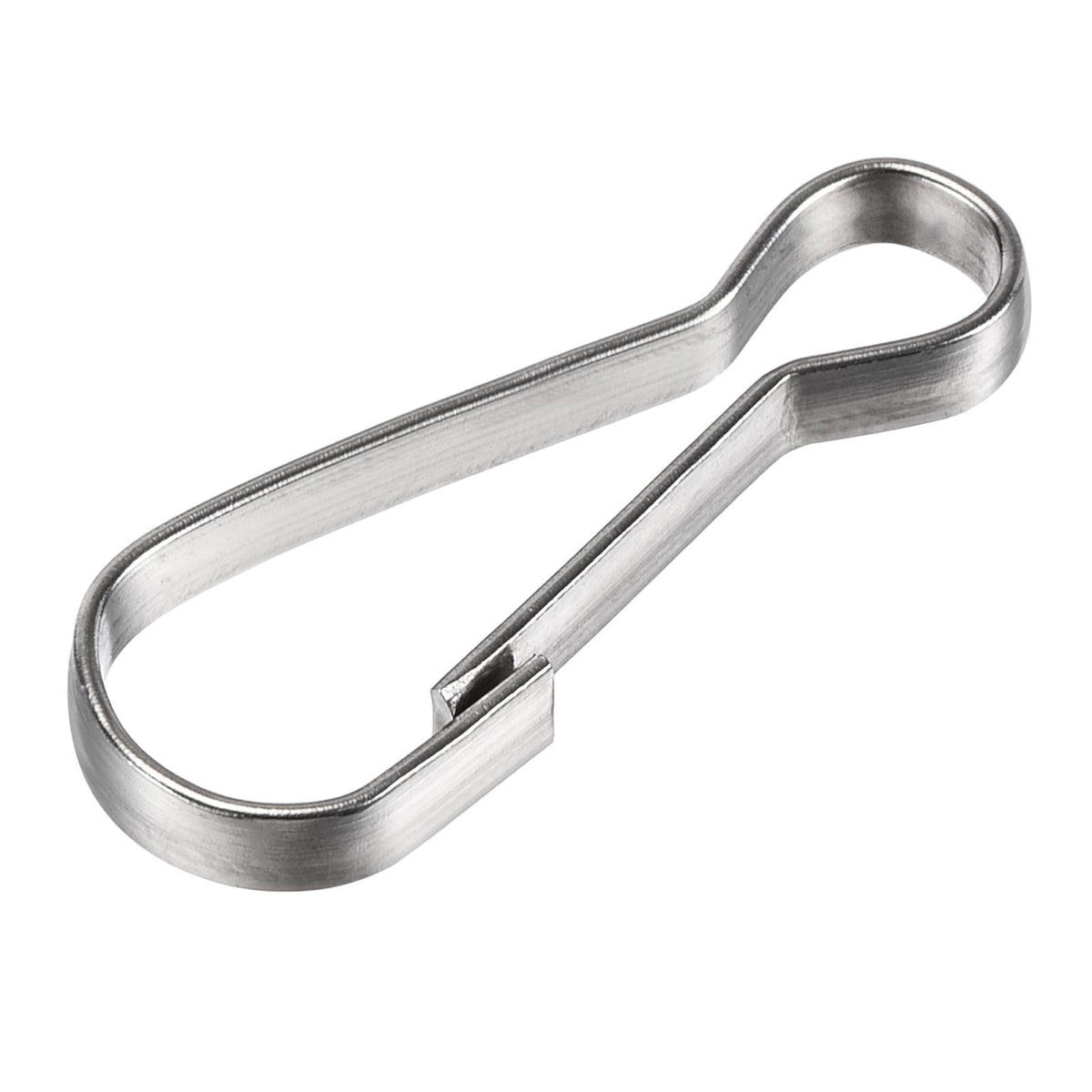 Spring Hooks Snap Clip Hooks 32x12x3mm 304 Stainless Steel Silver Tone 80Pcs.