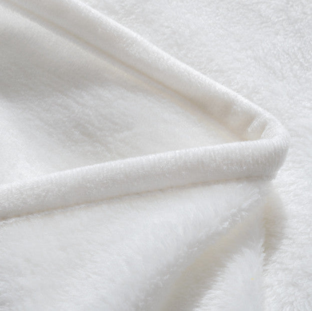 Soft Flannel Throw Blanket All Season Sofa Bed Warm Cover