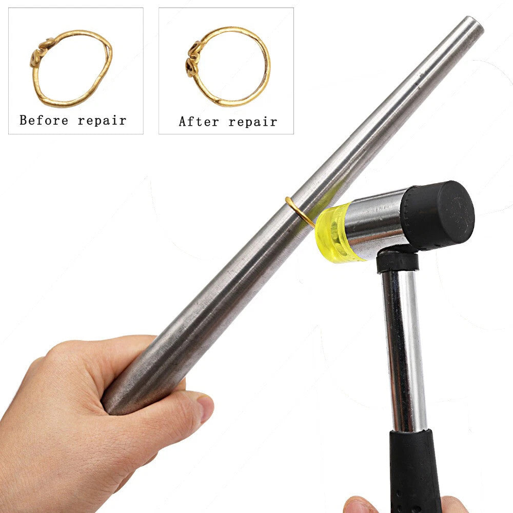 Ring Sizing Mandrel Stick Finger Measure Gauge Sizer Jewellery Standard Tool Kit