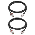 2 PCS RG58 Coaxial Cable 50cm, BNC Male to BNC Female Coax Cable 50 Ohm