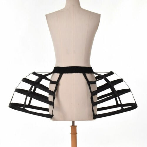 Cage Hoop Skirt Petticoat Dress Pannier Bustle for Costume Stage Performance