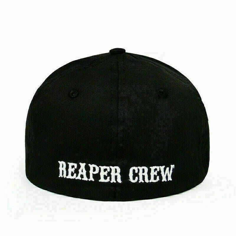 Sons Of Anarchy For Reaper Crew Baseball Cap Mens SOA Black Hat Hip Hop Trucker