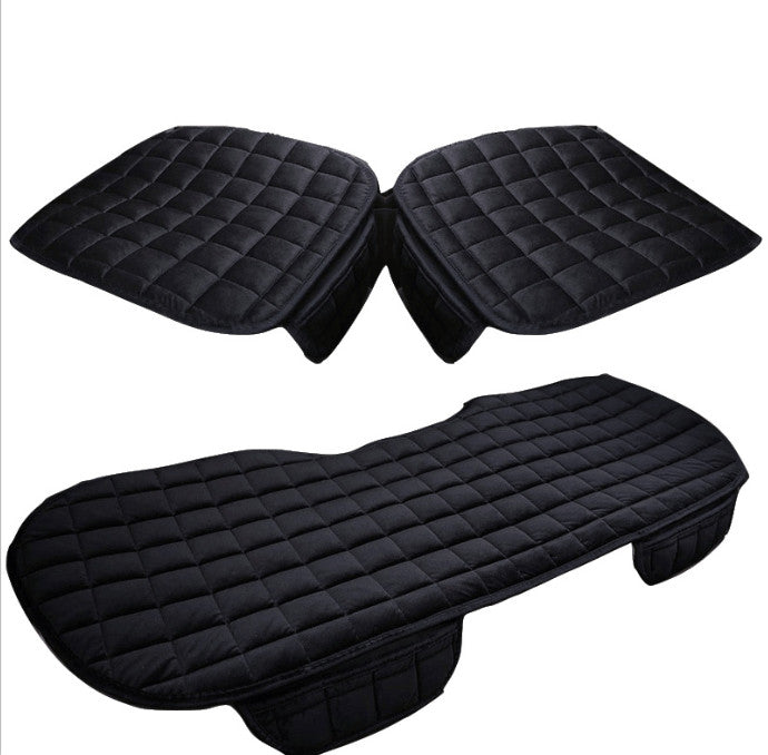 3pcs Front & Rear Car Seat Cover Protector Non-Slip Mat Pad Covers Cushion