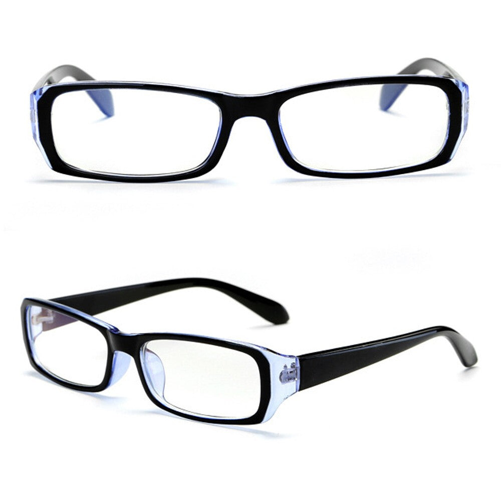 High Power Reading Glasses +6.50 +7.00 +7.50 +8.00 Strength Black Plastic Frame
