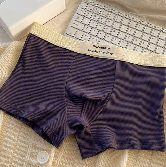 5Pcs Men's Plus-Size Ribbed Boxer Briefs Boxer Briefs Made