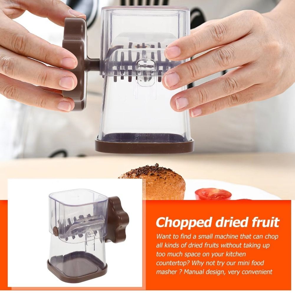 Manual Nut Grinder Hand Crank Nut Chopper Nut Shredder Almond Walnut Crusher