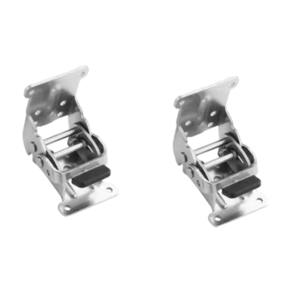 2 Lockable Folding Brackets, Self-Locking Hinges with Screws for Table and Bed