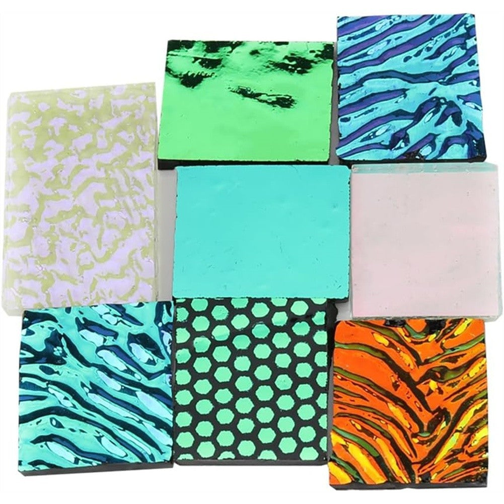 3 Bags /84g COE90 Dichroic Glass Scrap Assorted Fusible Glass Fusing6138
