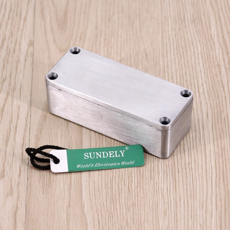 1590 Style Effects Pedal Aluminum Stomp Box Enclosure for Guitar + 4 Screws