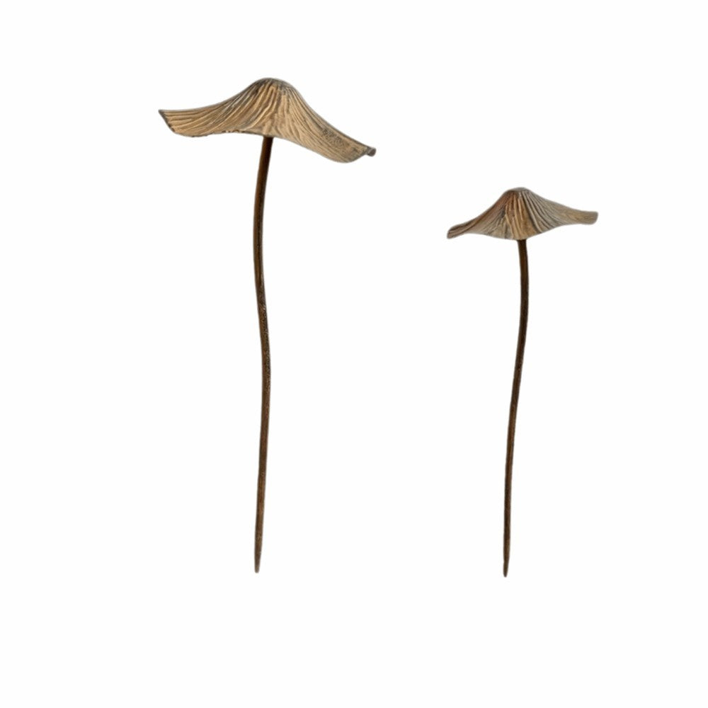 Halloween Decoration Metal Rusty Mushroom Metal Rusty Mushroom Plaque  Garden