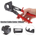 240mm² Capacity Ratchet Wire Stripping Cutting Pliers Heavy Duty Cable Hand Tool