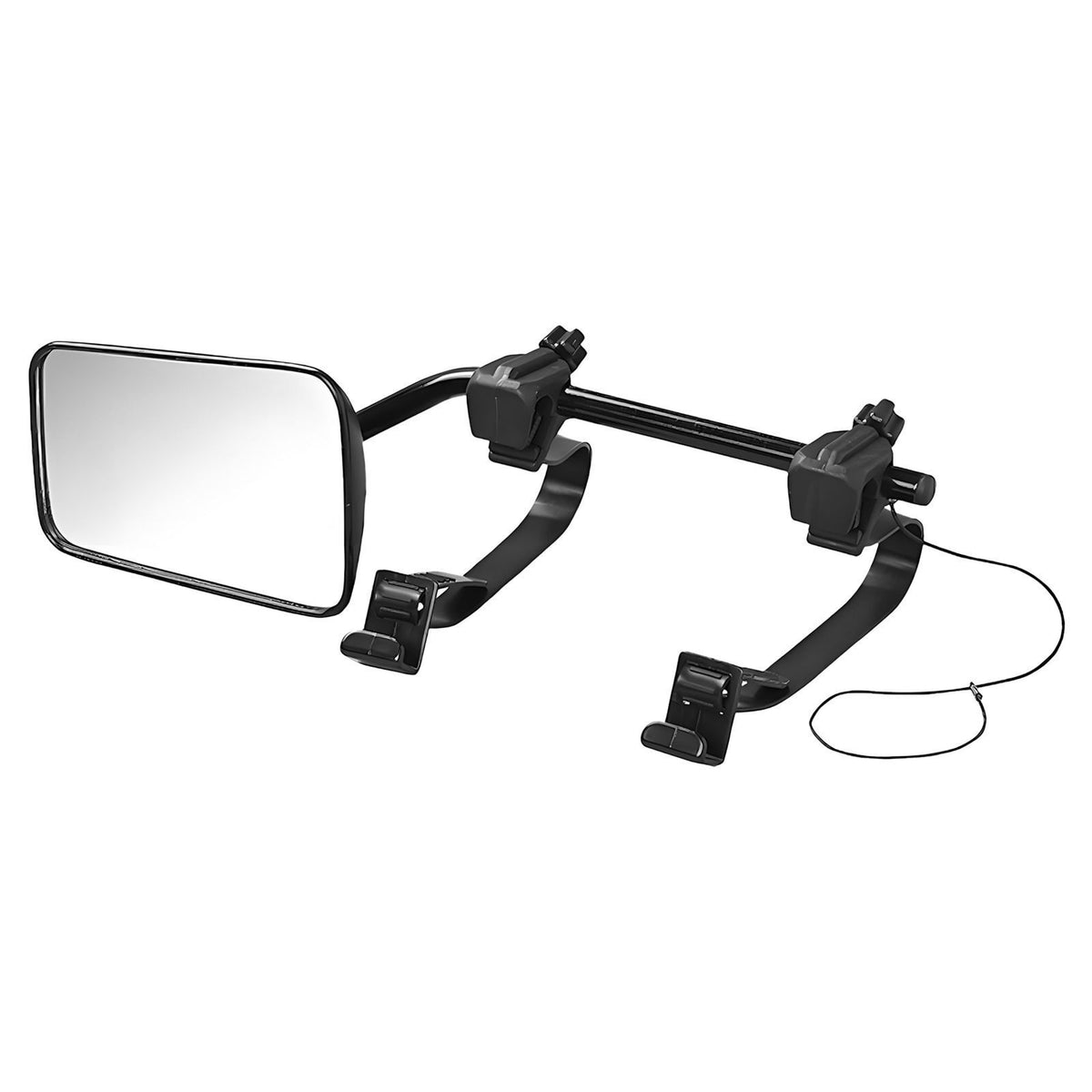 2x Flat Caravan Towing Mirrors for Cars Universal Wing Mirrors Extension Mirror