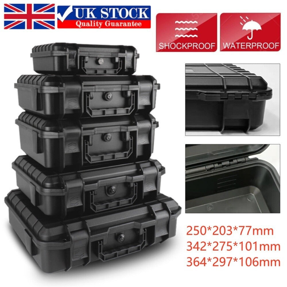 Waterproof Protective Hard Carry Flight Case Camera Equipment Storage Secure Box