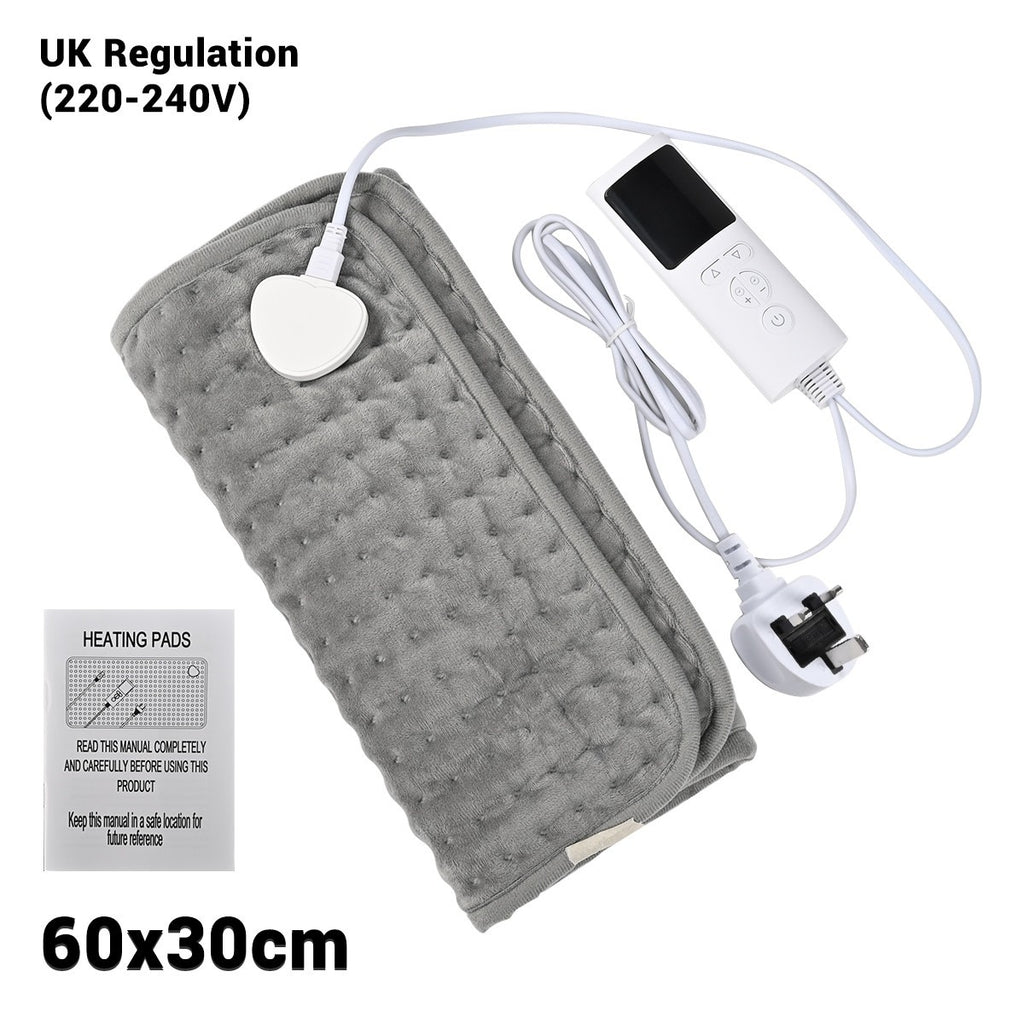 Electric Heating Pad Heat Therapy Feet Warmer Mat Neck Shoulder Back Pain Relief