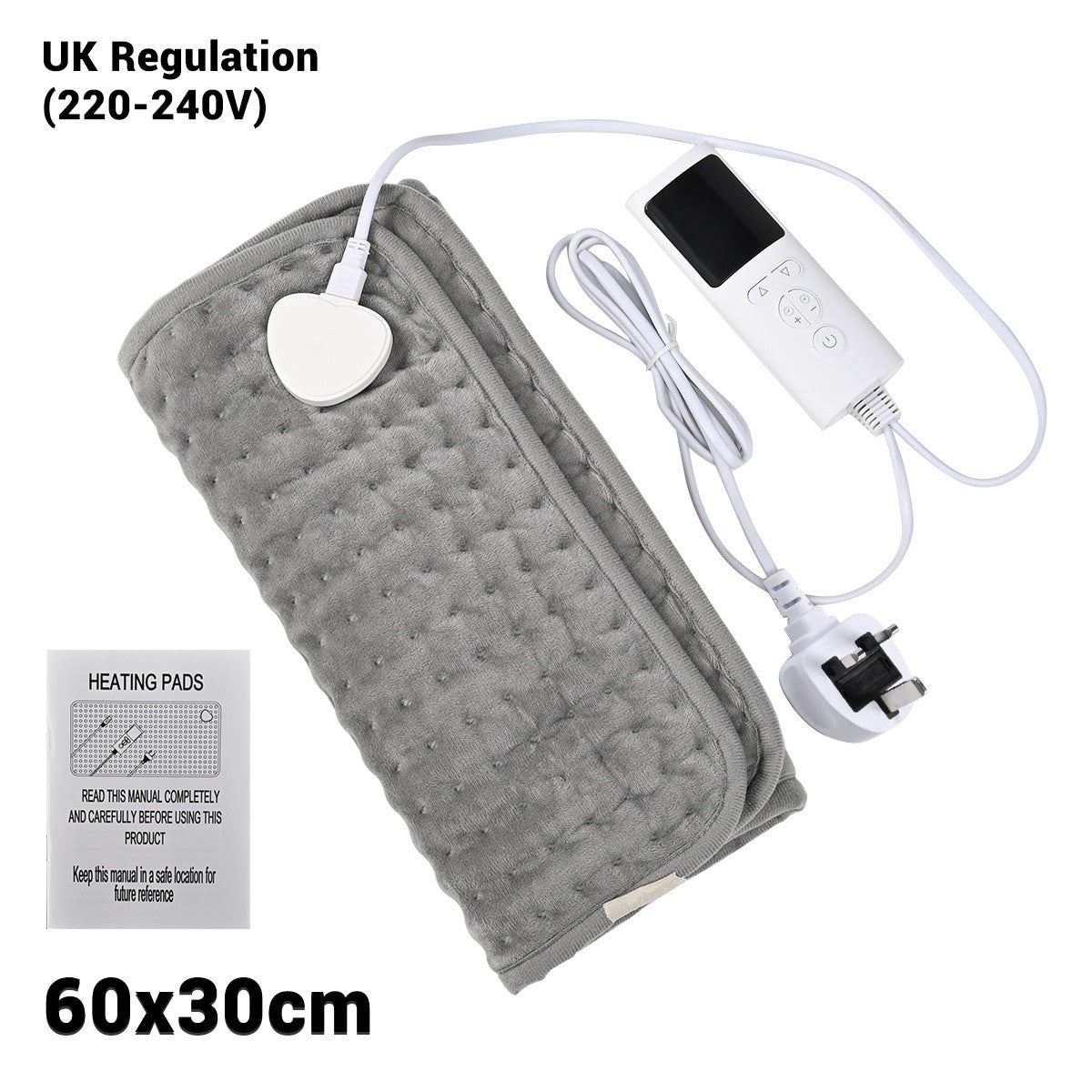 Electric Heating Pad Heat Therapy Feet Warmer Mat Neck Shoulder Back Pain Relief