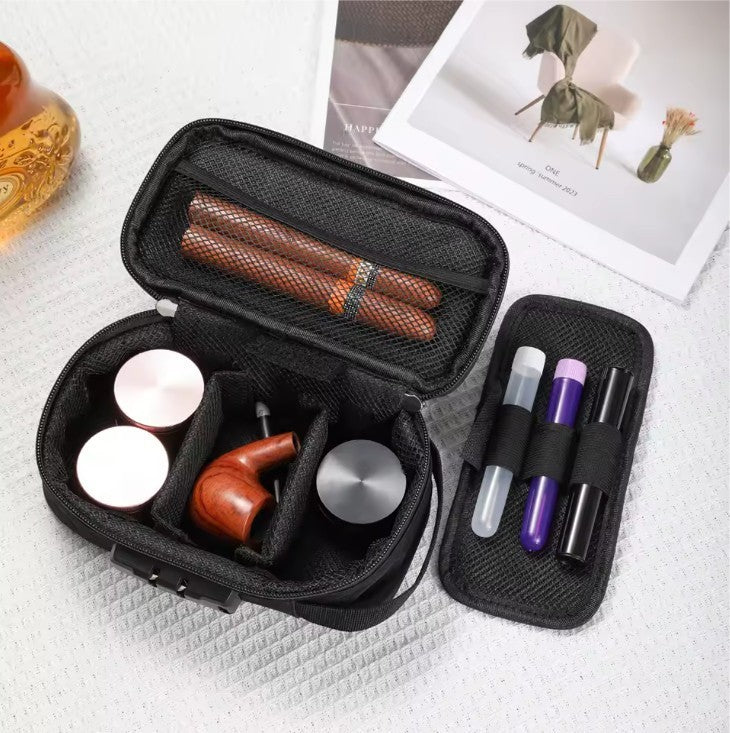 Smell Proof Stash Bag - Carbon Lined, Lockable, Discreet & Portable Rolling Box