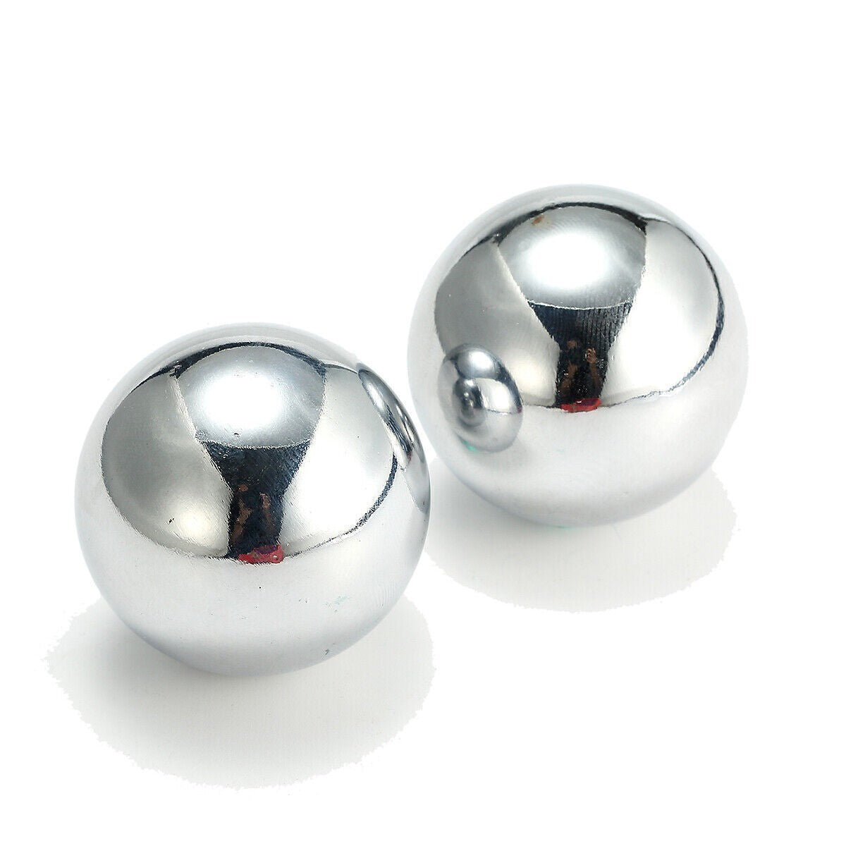 CHINESE HEALTH EXERCISE STRESS BAODING BALLS RELAXATION THERAPY YIN YANG DESIGN