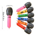 60 pcs Inflatable Microphone Toys Fake Inflatable Microphone Prop for Party