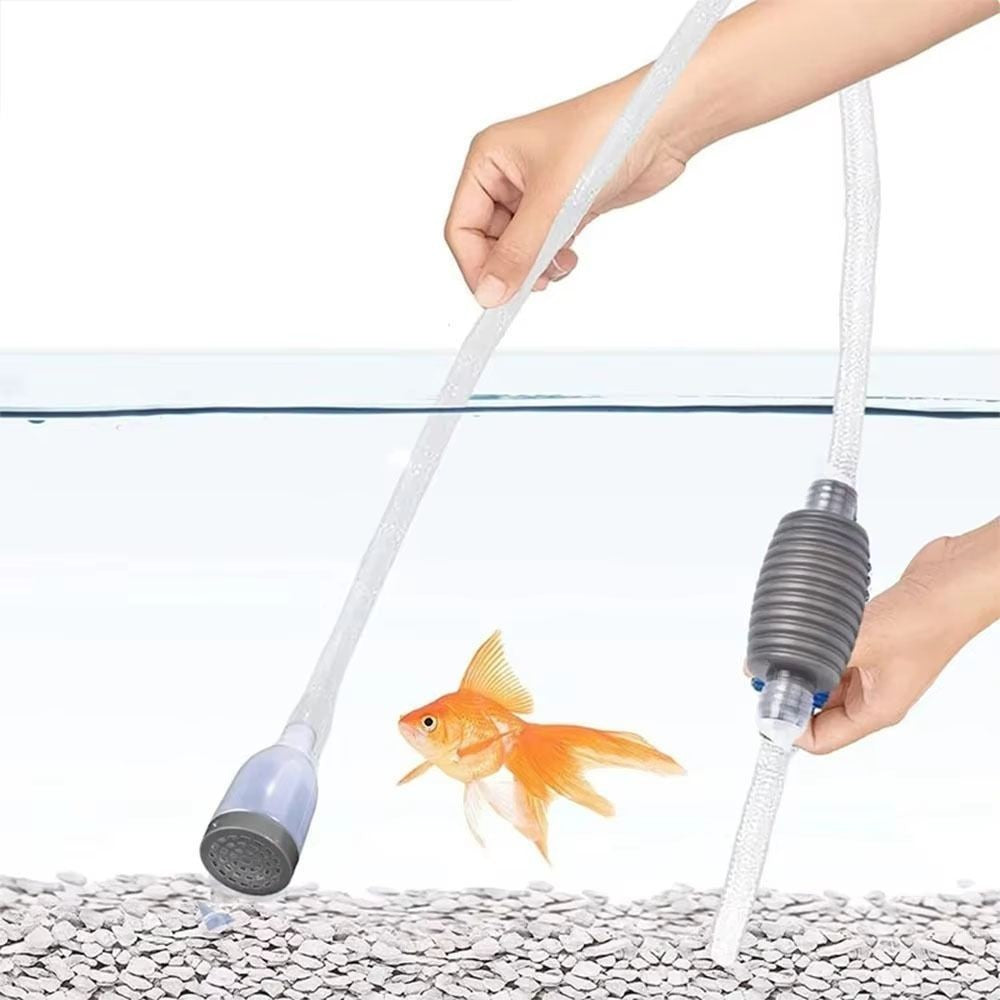 1Pcs 140cm Fish Tank Cleaning Accessories Handheld Vacuum Siphon Pump