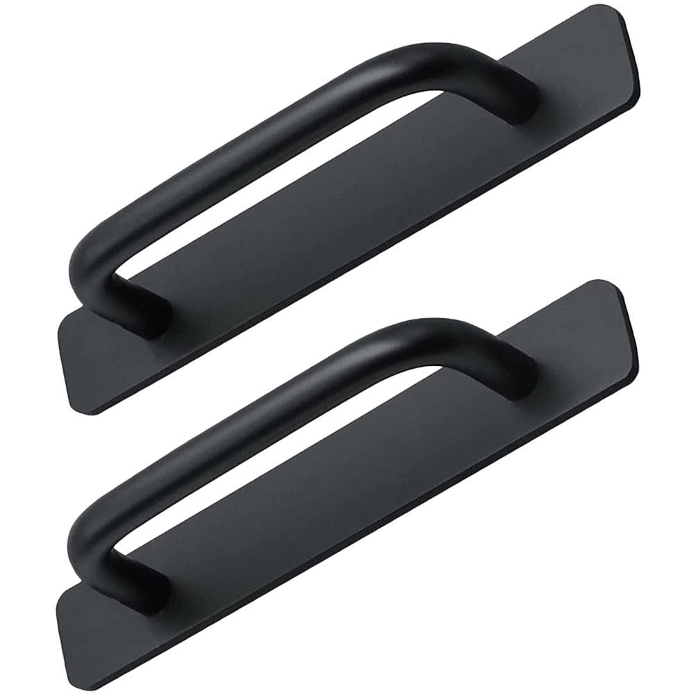 2 Pcs Door Handle Stick on Handles for Sliding Doors Adhesive Fridge Cabinet