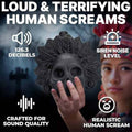 Handcrafted Aztec Death Whistle: 125+ Decibels of Terrifying Sound for Gifting
