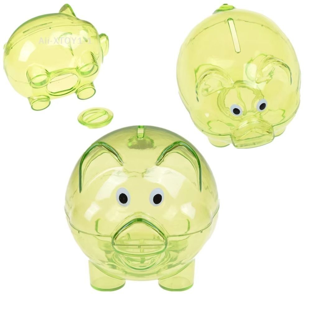 Reusable Piggy Bank Transparent Money Saving Box  for Children