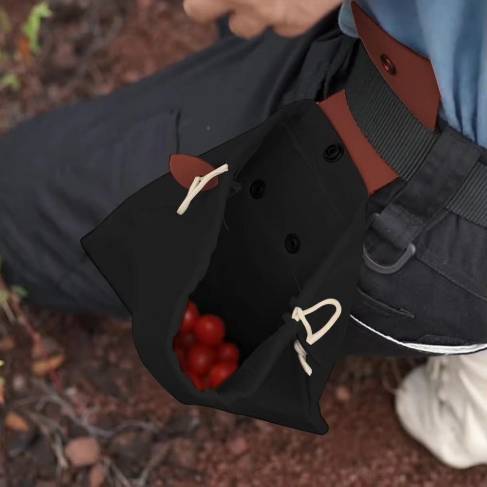 Outdoor Foraging Bag Bushcraft Bag Vegetable Fruit Picking Waist Tools Storage