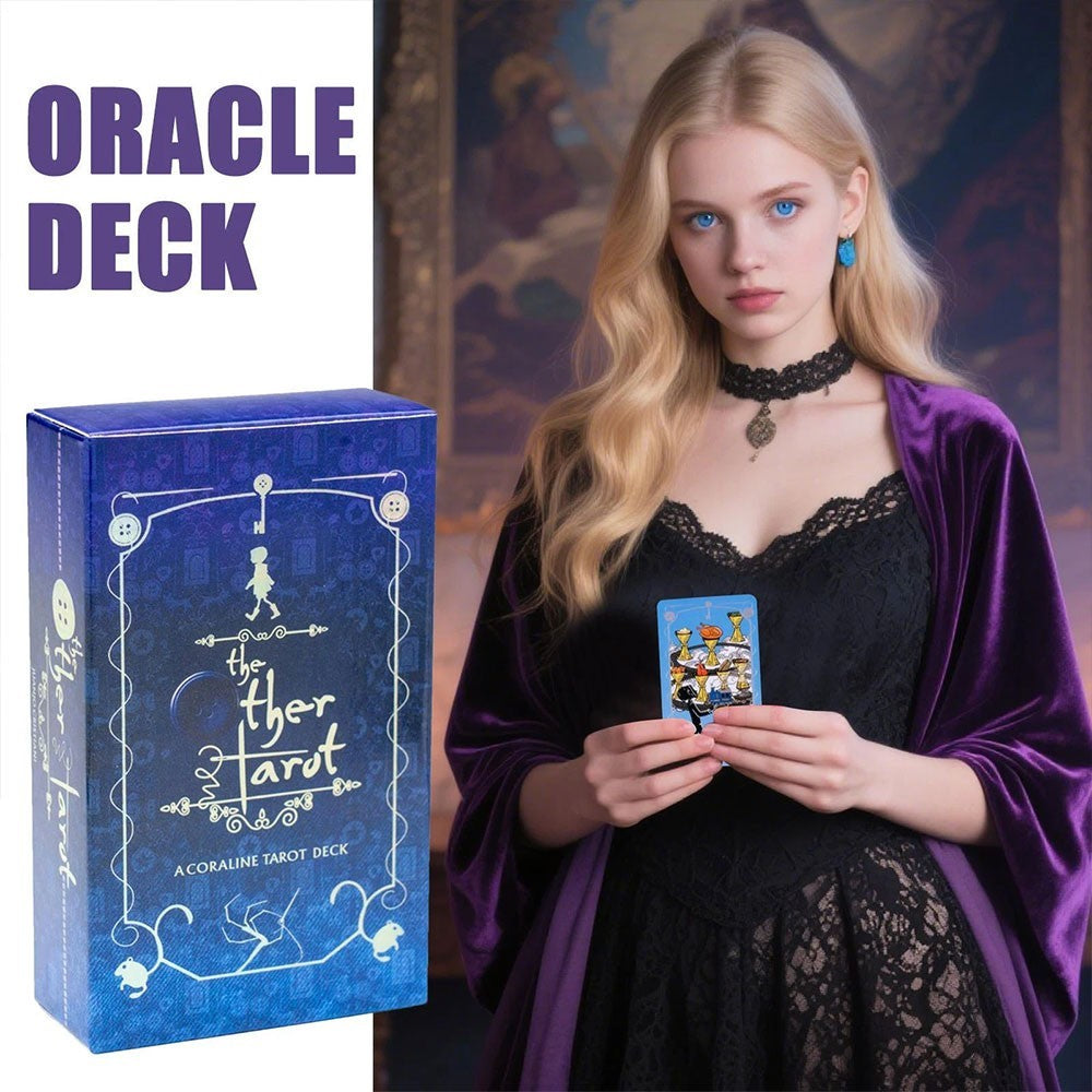 The Other Tarot A Coraline Tarot Deck With Guide Portable Divination Cards New