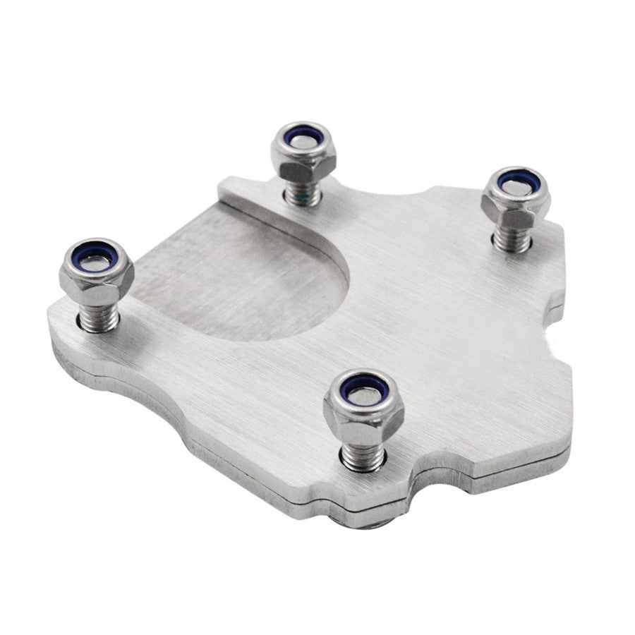 CNC Enlarge Foot Kickstand Side Stand Extension Plate Pad Stainless Steel