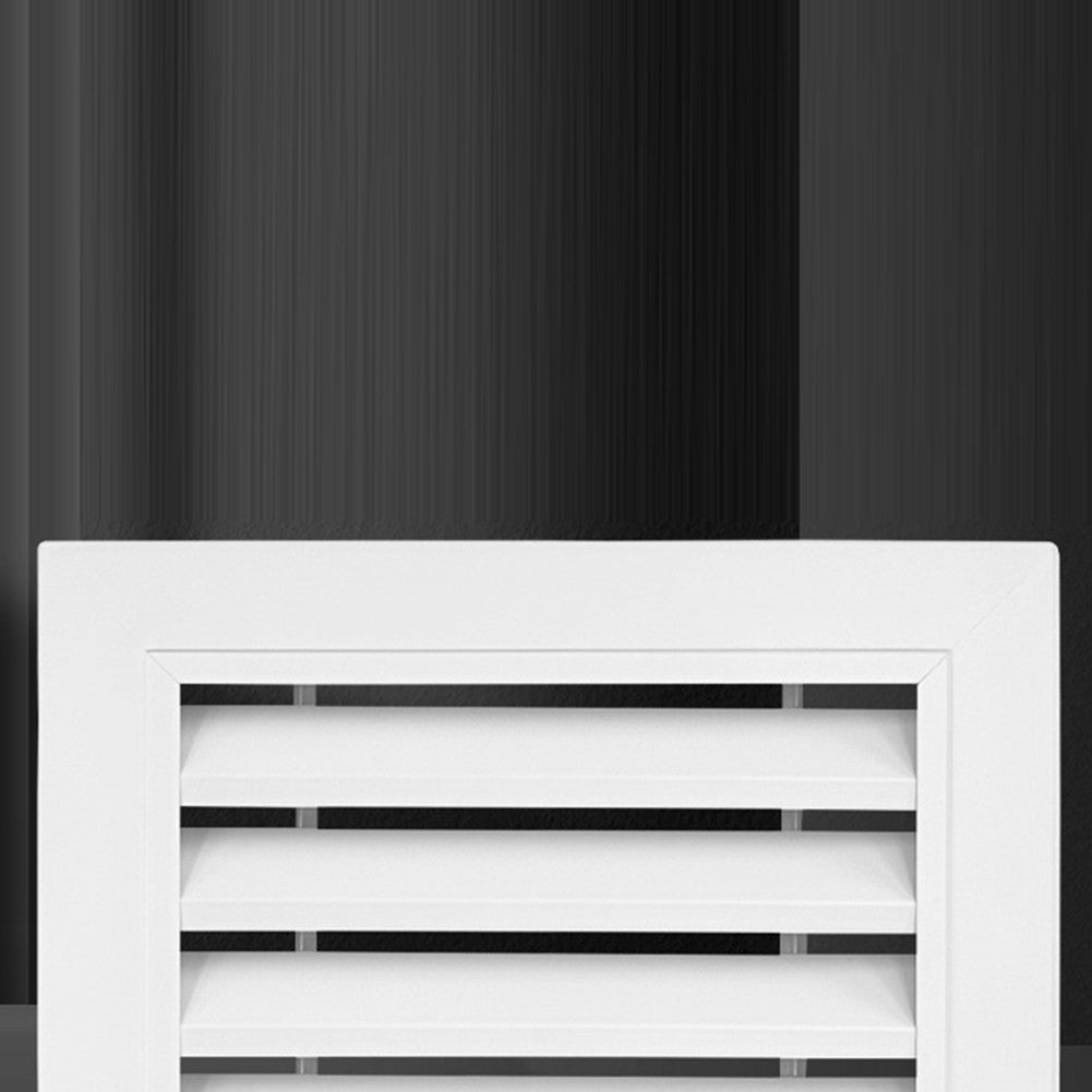 Aluminum Fixed Louver Grille for Air Circulation in Attic and Shed 350x350mm