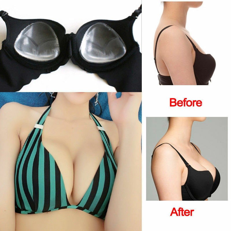 Silicone Gel Bra Breast Enhancers Push Up Pads Chicken Fillets Inserts Bikini UK