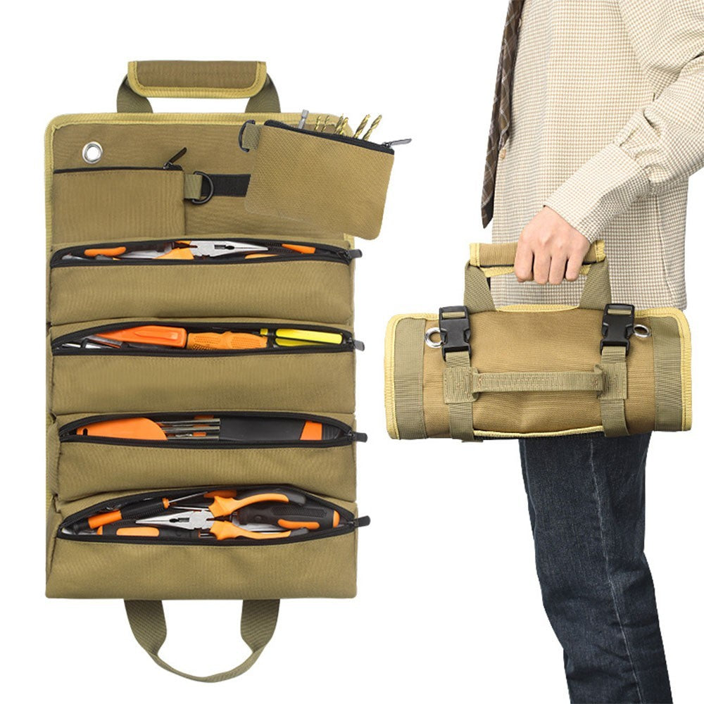 Tool Roll Organizer Tool Roll Up Oxford Bag Tool Large Wrench Super Big Pouch UK