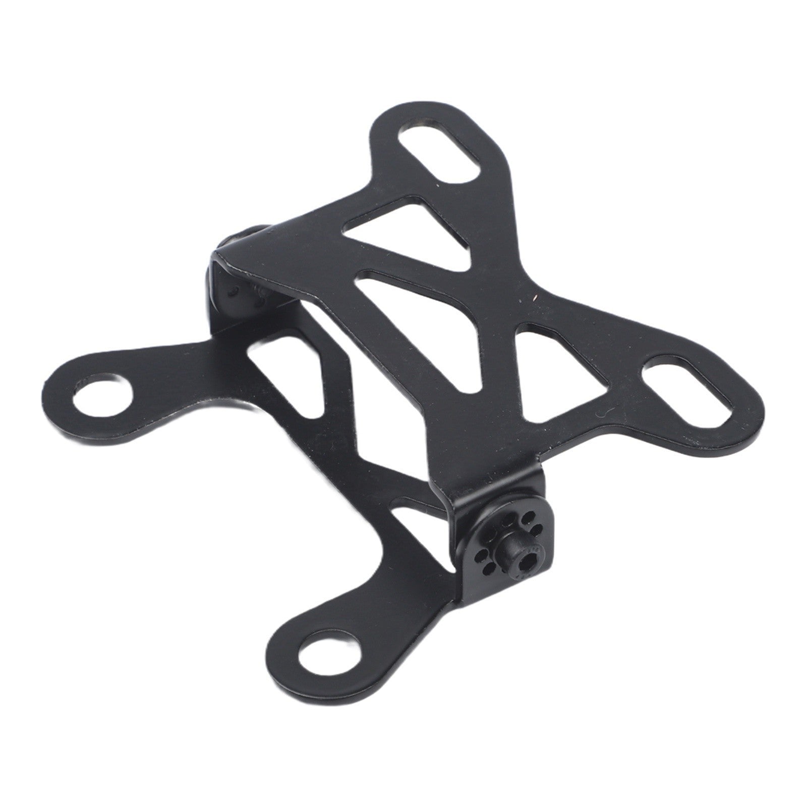Sleek Black Motorcycle Instrument Bracket for Easy Speedometer Fitment
