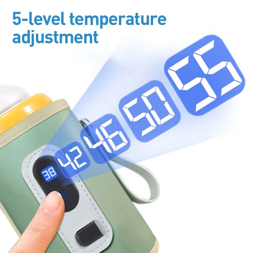 For Baby Milk USB Bottle Warmer Portable Bottle Heating Bag Car Bottle Warmer