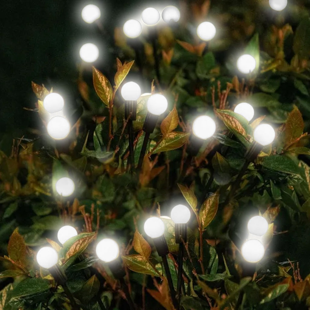 2 Pack Swaying 10 LED Solar Powered Garden Lights Outdoor Firefly Patio Lamp