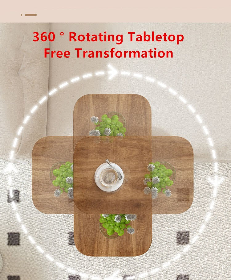C-Shaped Adjustable Sofa Side End Table Coffee Laptop Table Living Room Bedroom
