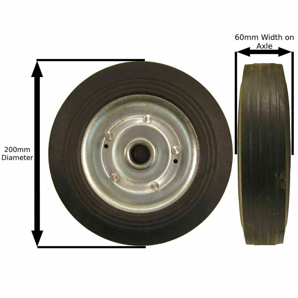 8" 200mmx60mm Replacement Jockey Heavy Duty Trailer Jockey Wheel Clamp