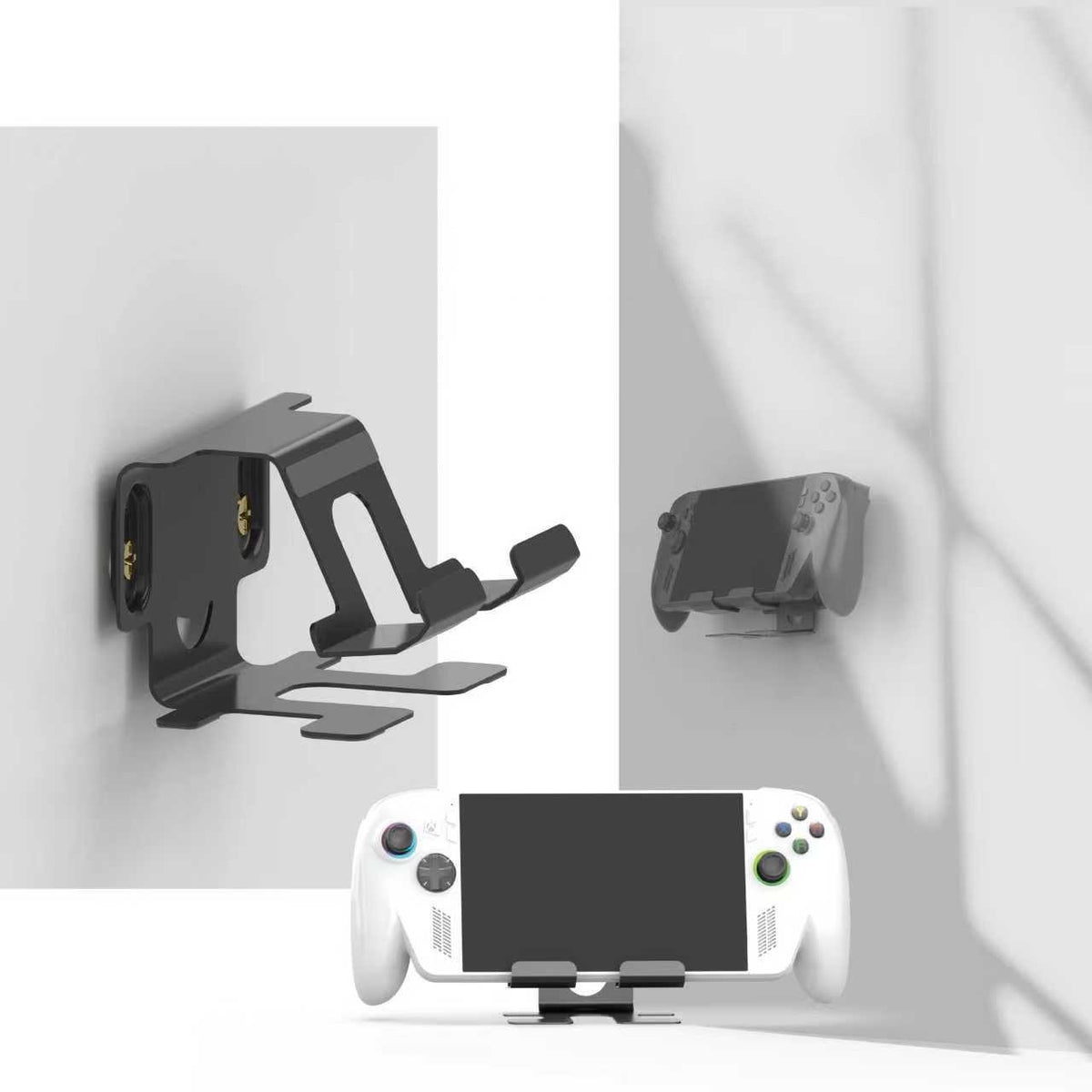 Desk Stand Wall Mount for ROG Xbox Ally/X/NS /NS OLED/NS 2/PS 5 Portal Console