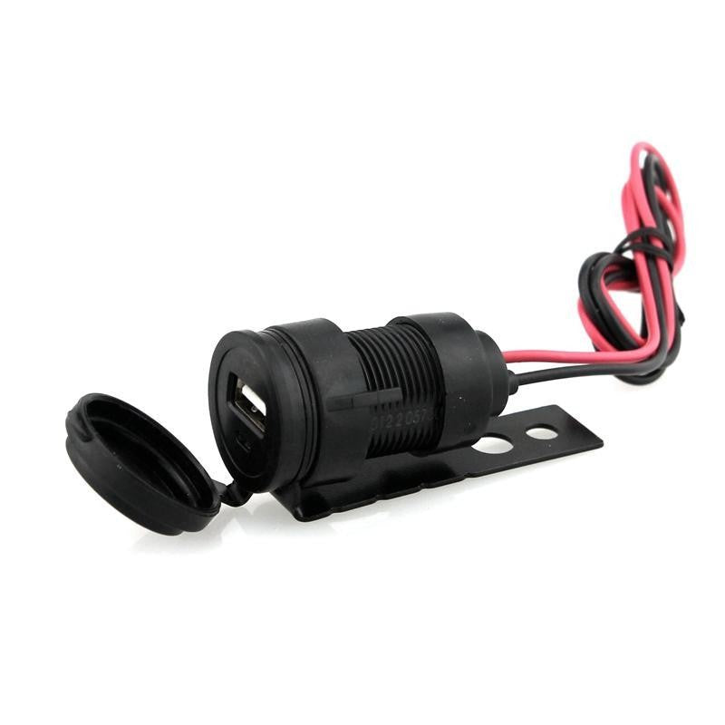 Motorcycle Motorbike 12V USB Charger Adapter Socket Waterproof for Phone