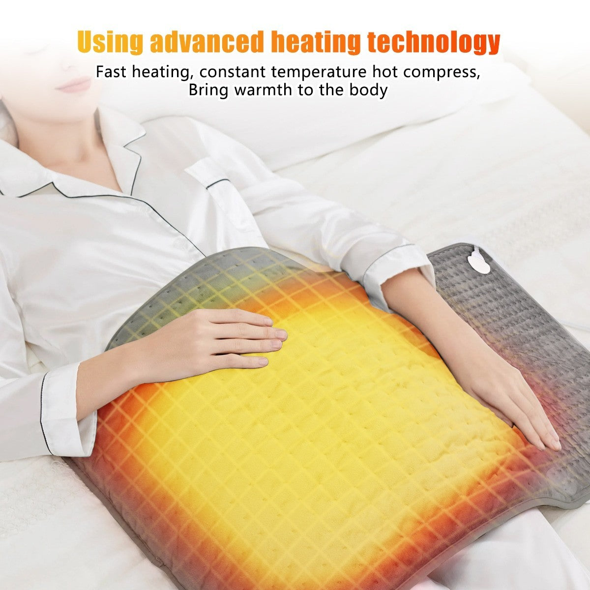 Heating pad Electric Heat Pad for Back Neck Shoulder Belly Pain Relief 40x80cm ~