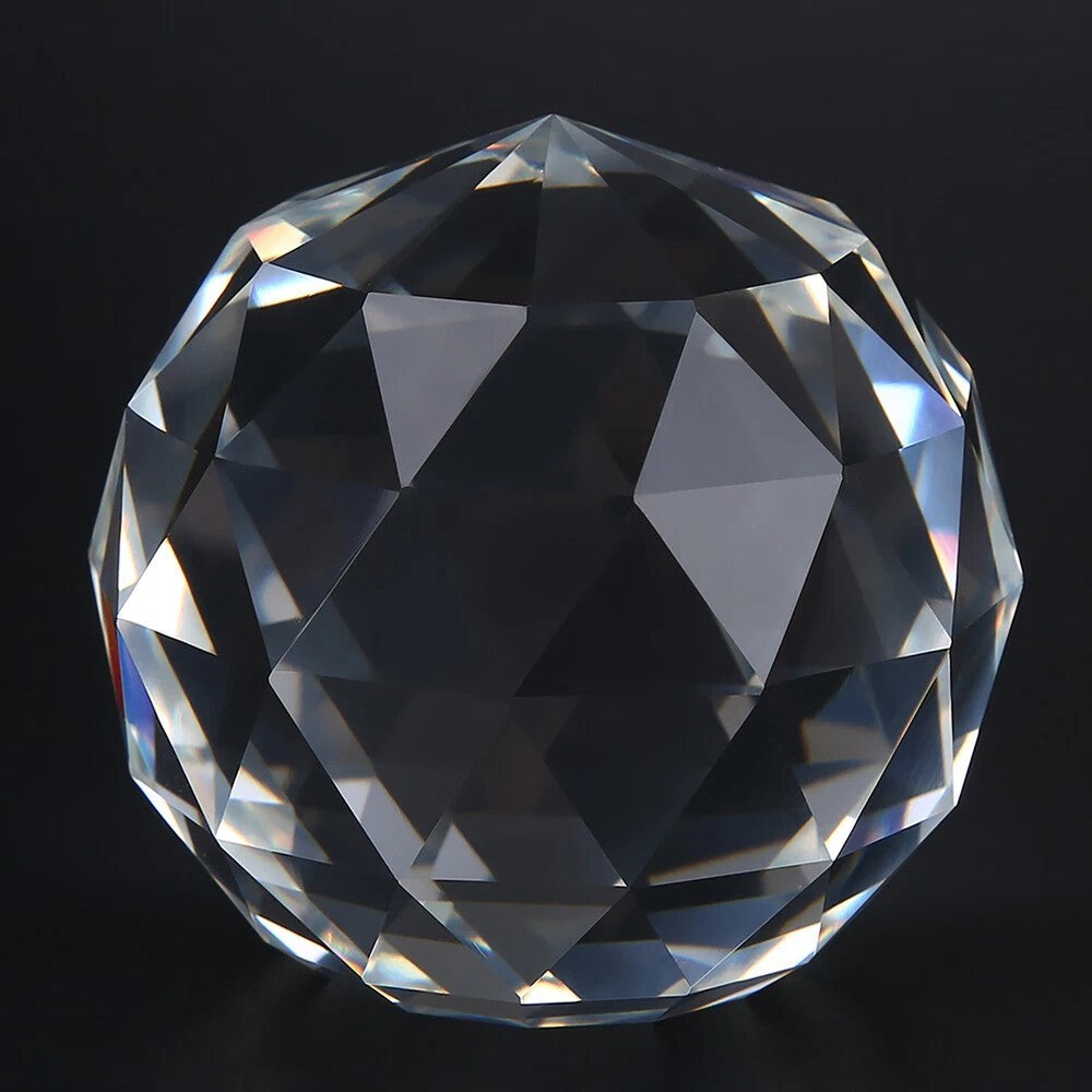 NEW 60mm Maze Crystal Clear Cut Crystal Glass Ball Crystal Maze GB