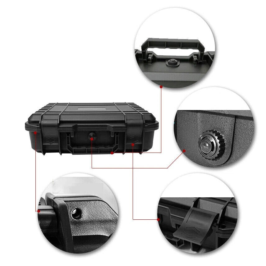 Waterproof Protective Hard Carry Flight Case Camera Equipment Storage Secure Box