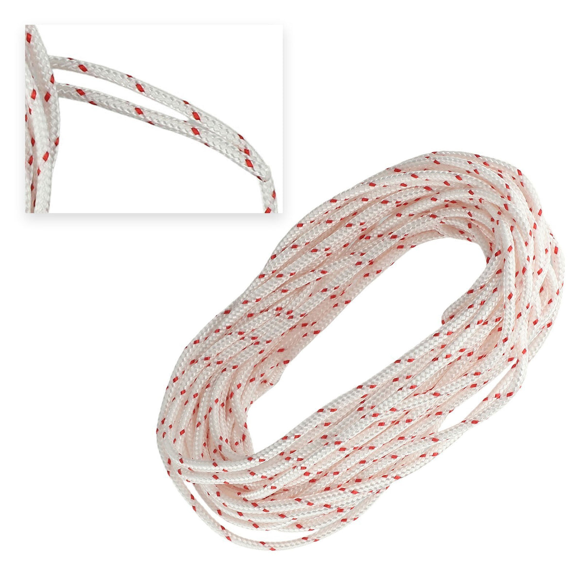 3.5mm 10m Nylon Fiber Recoil Pull Starter Cord Rope For Sti- Strimmer Chainsaw