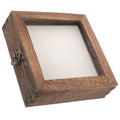 Insect Specimen Display Case Wooden Box with Clear Lid for Specimen Showing