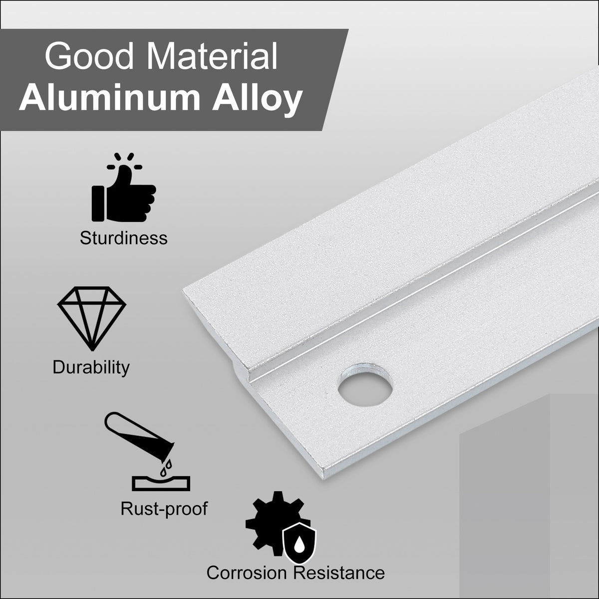 10 Pair French Cleat Picture Hanger, 2 Inch Heavy Duty Aluminum Z Bar Clip