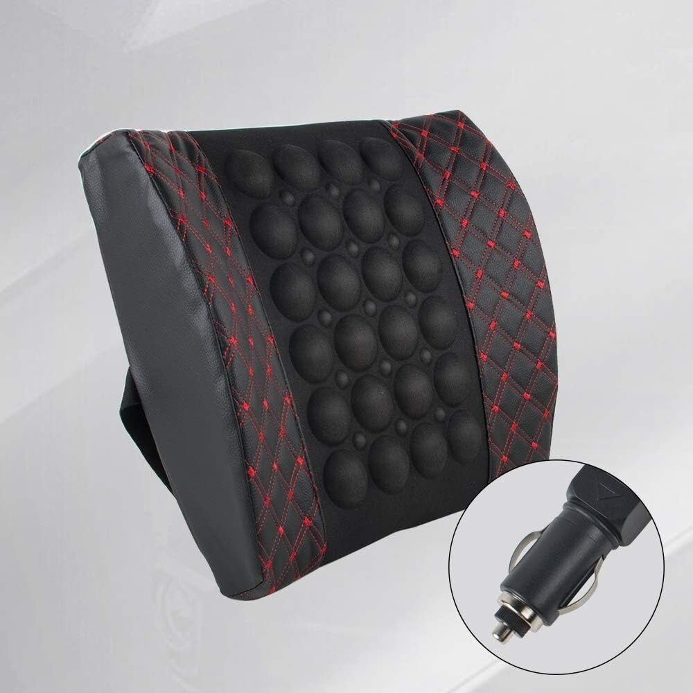 Orthopaedic Massage Vibrating Comfy Back Seat Lumbar Support For Taxi Car Lorry