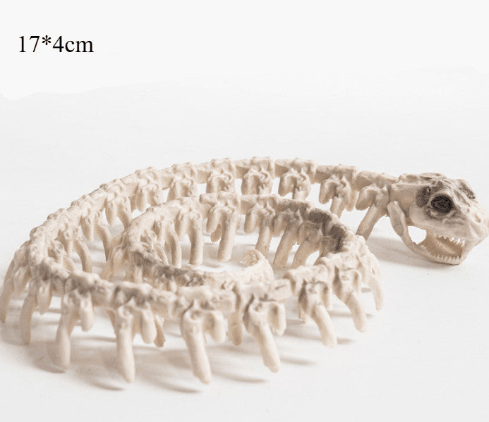 Halloween Sitting Skeleton Scary Spooky Sitting Animal Skeleton