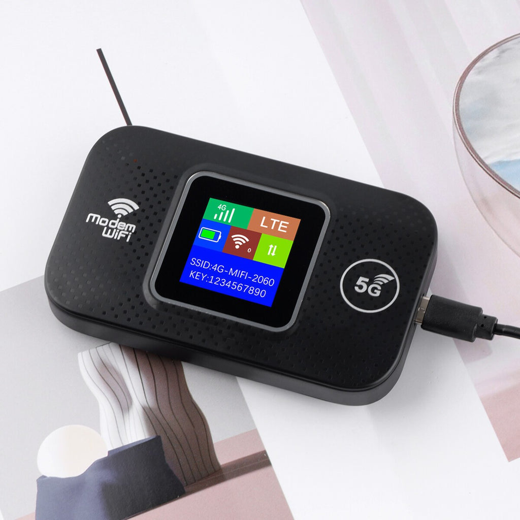 Portable Unlocked 5G LTE Wireless WiFi Router Mobile Broadband LCD MIFI Hotspots