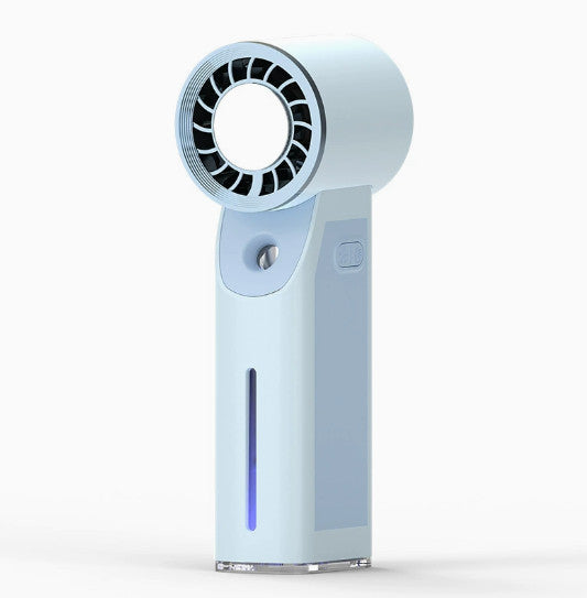 Personal Portable Cooling Fan USB Rechargeable with Ice Pack and Turbo Spray.*